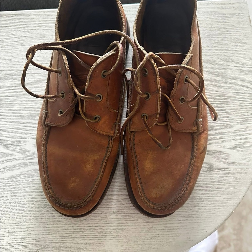 Redwing Brown Leather Men's Shoes